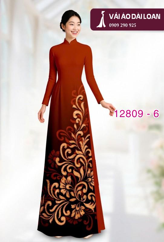 Vải áo dài hoa văn in 3D