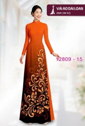 Vải áo dài hoa văn in 3D