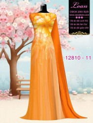 Vải áo dài hoa in 3D