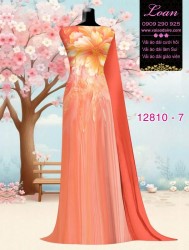 Vải áo dài hoa in 3D