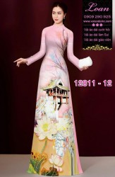 Vải áo dài phong cảnh