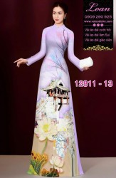 Vải áo dài phong cảnh