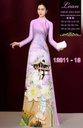 Vải áo dài phong cảnh