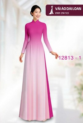 Vải áo dài họa tiết kẻ sọc-DT 12813