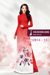 Vải áo dài hoa in 3D