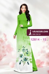 Vải áo dài hoa in 3D