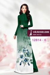 Vải áo dài hoa in 3D