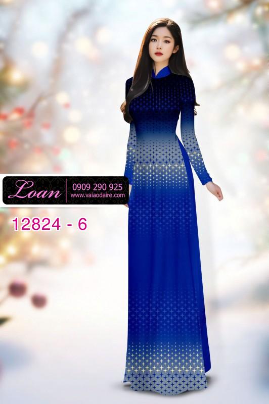 Vải áo dài hoa in 3D