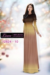 Vải áo dài hoa in 3D