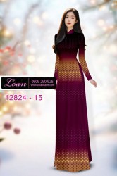 Vải áo dài hoa in 3D