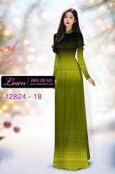 Vải áo dài hoa in 3D