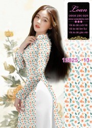 Vải áo dài hoa cúc họa mi