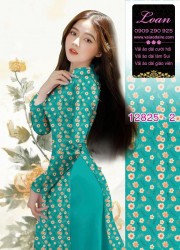 Vải áo dài hoa cúc họa mi