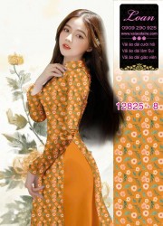 Vải áo dài hoa cúc họa mi