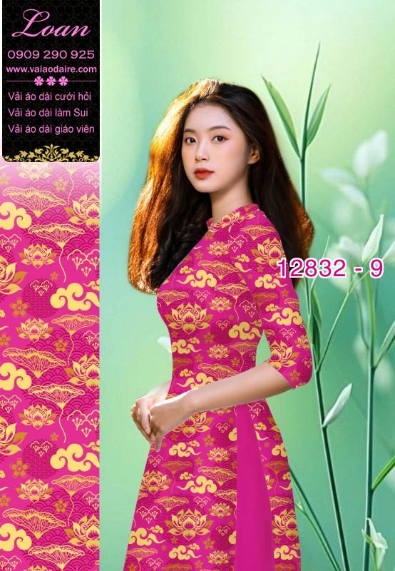 Vải áo dài hoa văn cổ kính