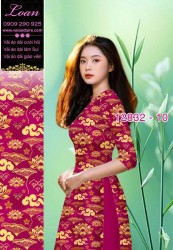 Vải áo dài hoa văn cổ kính