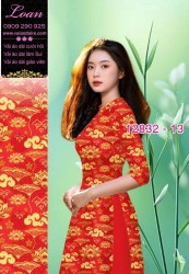 Vải áo dài hoa văn cổ kính