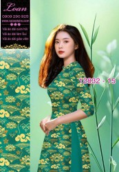 Vải áo dài hoa văn cổ kính