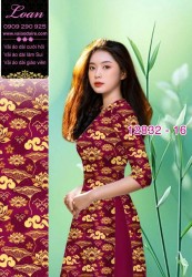 Vải áo dài hoa văn cổ kính