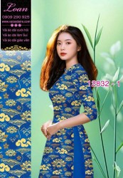 Vải áo dài hoa văn cổ kính