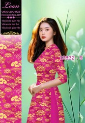 Vải áo dài hoa văn cổ kính