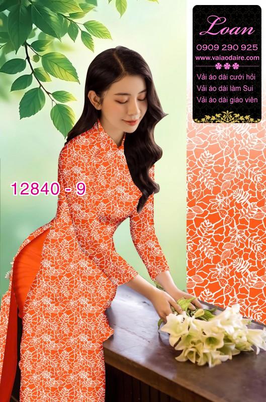 Vải áo dài hoa nhí