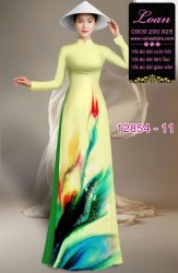 Vải áo dài hoa in 3D