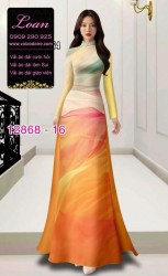 Vải áo dài vằn vện in 3D