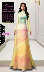 Vải áo dài vằn vện in 3D
