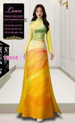 Vải áo dài vằn vện in 3D