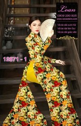 Vải áo dài hoa đều