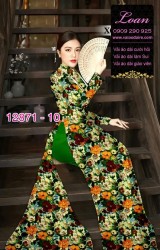 Vải áo dài hoa đều