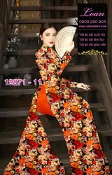 Vải áo dài hoa đều