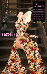 Vải áo dài hoa đều