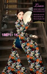 Vải áo dài hoa đều