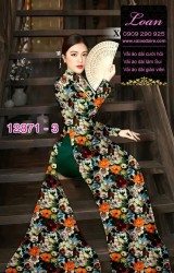 Vải áo dài hoa đều