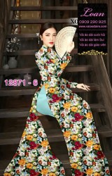 Vải áo dài hoa đều