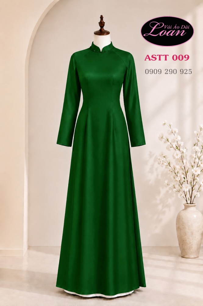 Vải áo dài lụa ánh sao Thái Tuấn