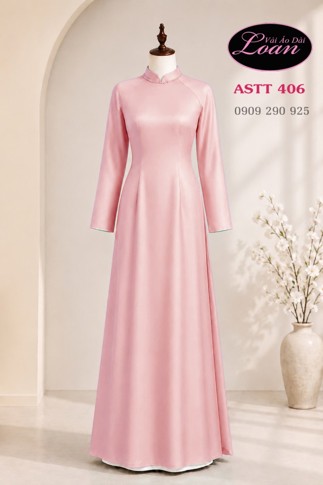 Áo dài đồng phục ngân hàng - mẫu 3