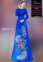 Vải áo dài hoa in 3D