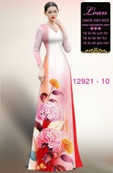 Vải áo dài hoa in 3D