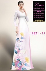 Vải áo dài hoa in 3D