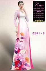 Vải áo dài hoa in 3D