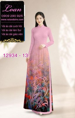 Vải áo dài lụa Dubai in 4D-IN4D 12934
