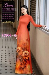 Vải áo dài in hoa 3D