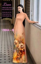 Vải áo dài in hoa 3D