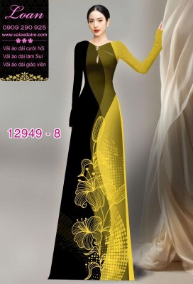 Vải áo dài lụa Dubai in 4D-12949