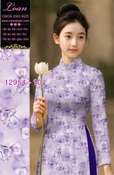 Vải áo dài hoa nhí
