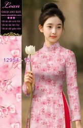 Vải áo dài hoa nhí