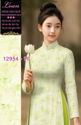 Vải áo dài hoa nhí